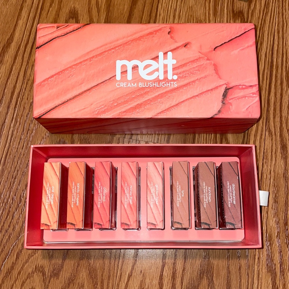 Melt cosmetics cream blush light complete set